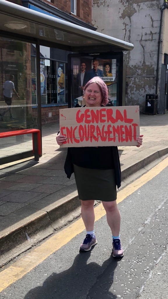 Brilliant humour and support